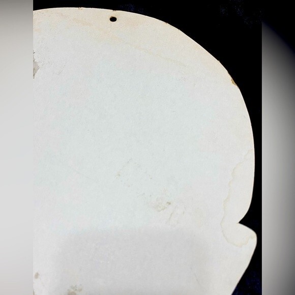 Vtg Count Dracula Vampire Bloodshot Green Eyes Long Sharp Fangs Halloween Rare - Picture 6 of 6